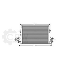 Ladeluftkühler für Alfa Romeo Brera 2.4 JTDM 20V Bj.06-10