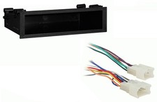 Fits Toyota Sequoia 2001-2002 Single DIN Harness Radio Install Dash Kit