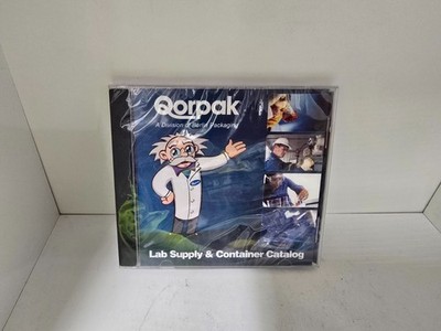 Qorpak Berlin Packaging Product  Catalog on CD - NEW - 2010 Lab & Container