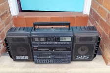 Vintage Retro Samsung W 700 L Boombox Ghetto Blaster Radio Cassette Tape Player