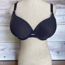 Warner's No Side Effects Blue Underwire Bra 1356 Size 36D