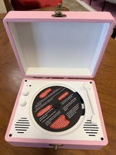 Pink Retro Portable CD Player CD, CD-R, CD-RW, MP3, WHA, New No Box