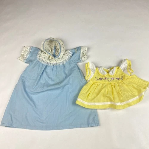 Vintage Cabbage Patch Kids Newborn Preemie Doll Dress and Gown Lot