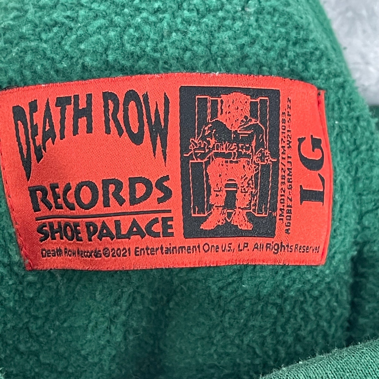 Death Row Records x Shoe Palace Hoodie Pullover Snoop Dogg DoggyStyle Men Large thumbnail 5