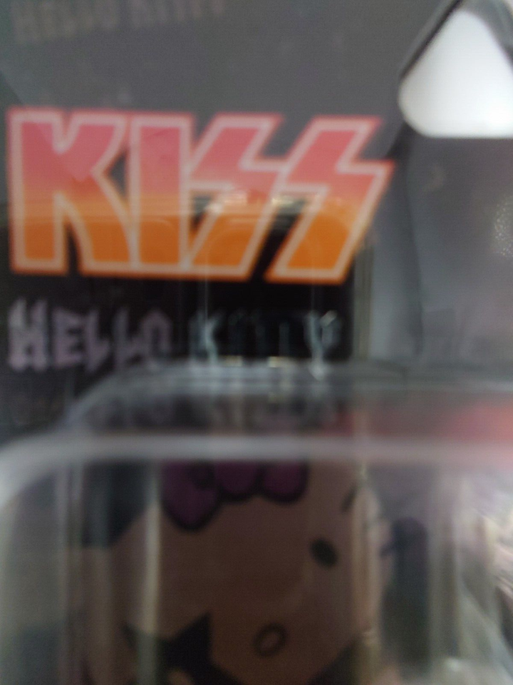 Kiss × Hello Kitty Earphone Jack Accessory Pin Blue Charapin Sanrio