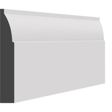 OVOLO MDF SKIRTING BOARD - 15MM - PRIMED / UNPRIMED