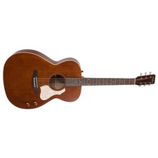 Art & Lutherie Legacy Q-discrete Concert Hall Acoustic Guitar, Havana Brown