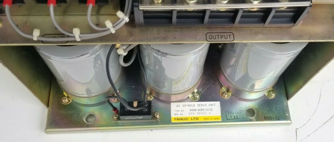 FANUC AC SPINDLE SERVO UNIT A06B-6055-H122 | eBay