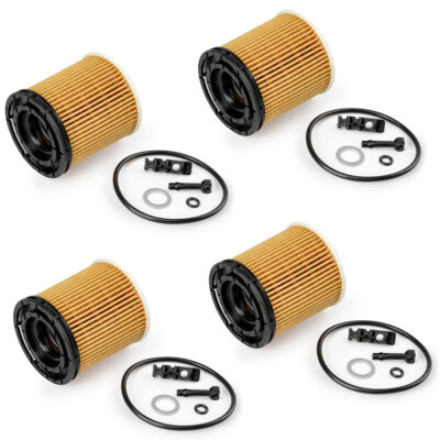 Oilk Filter Rio 4Pcs Engine Oil Filter w/Seals For Kia Rio 1.6L Engine 2019-2020 26350 ...