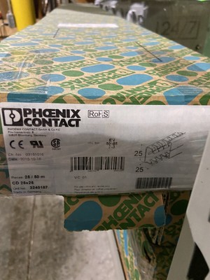 Phoenix Contact CD 25x25 Cable Duct 25mm x 25mm, 25 Pieces Per Box
