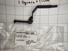 Genuine Hitachi 883-445 883445  Pushing Lever C for NR65AK NR65AKS Strip Nailer