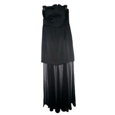 BCBGeneration, High-low Black evening dress, size 8, strapless