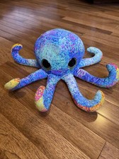 Fiesta Scribbleez Octopus Plush Rainbow Color...