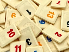 Rummikub Deluxe Tiles Individual Engraved Back Replacement Game Pieces You Pick