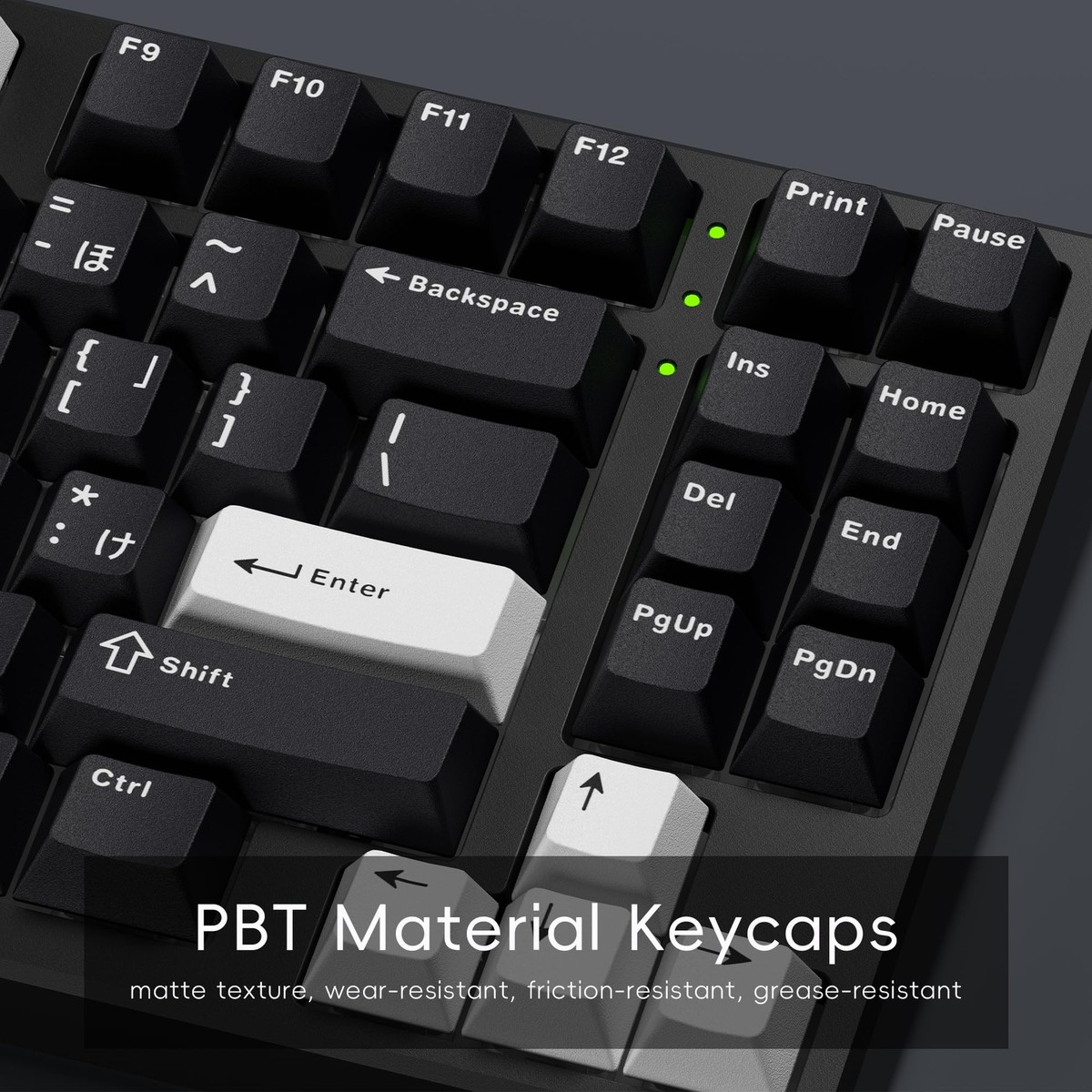 Wooting Keycaps 黒/金 USBケーブル付き Wooting Etched Backlit ABS keycap Set - Black | Wooting