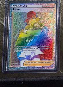 Pokemon Tcg Vivid Voltage Leon Secret Rare Full Art Foil Holo Ebay