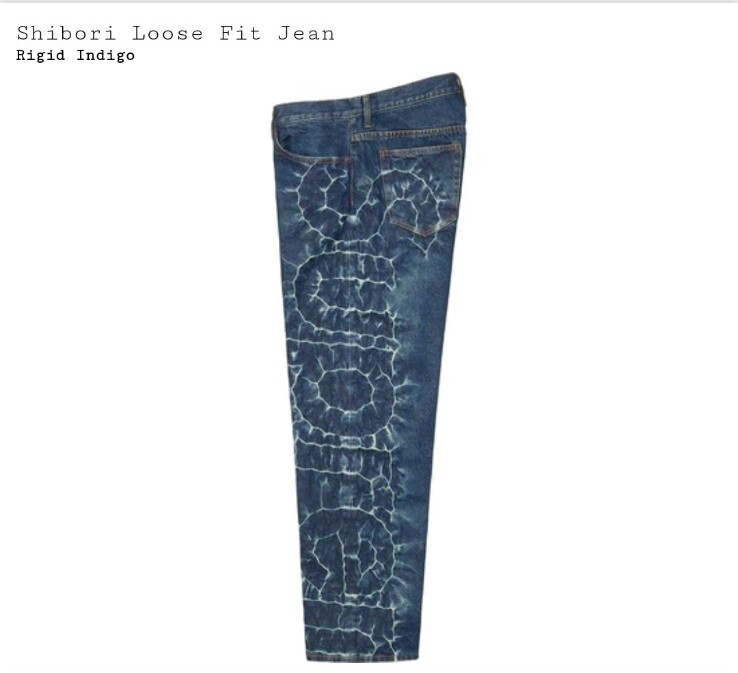 パンツ supreme Shibori Loose Fit Jean Rigid W30 Supreme Shibori Jean Rigid Indigo Size 30 Denim NEW SS23