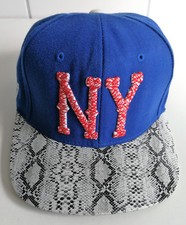 SNAP BACK CAP - NY - ACE H&C - blau - size 58 cm - ORIGINAL - NEU