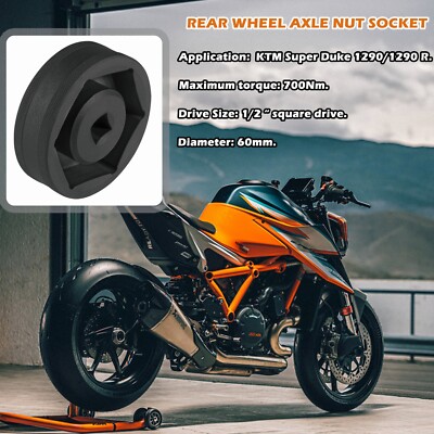 60mm Rear Wheel Axle Nut Socket Tool For KTM Super Duke 1290/1290R