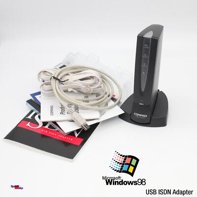 NEW NEW COMPAQ USB ISDN ADAPTER FOR PCS WINDOWS 98 EXTERNAL P/N: 321750-B31