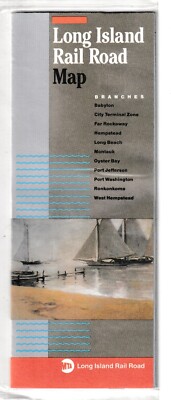 LONG ISLAND RAIL ROAD - SYSTEMKARTE Sept. 1994 postfrisch