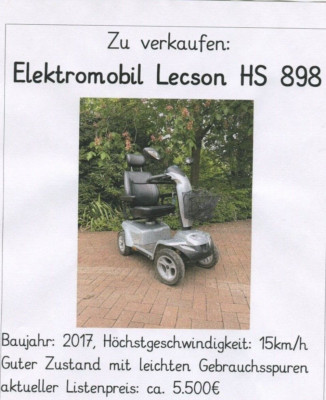 Elektromobil Lescon HS 898