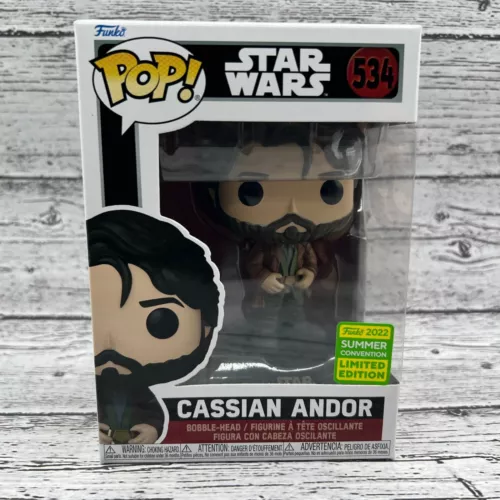 Cassian Andor Funko Pop 534 Star Wars 2022 Summer Convention Limited Edition
