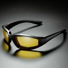 Padded Foam Safety Wind Resistant Sunglasses Motorcycle Riding Glasses