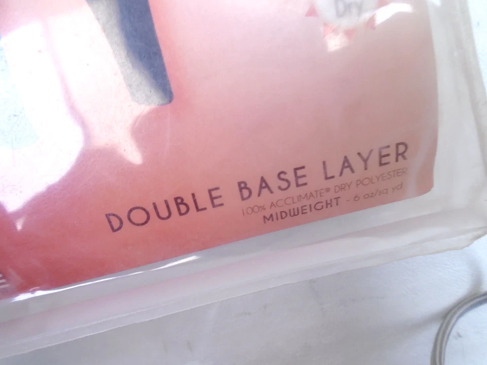 POLARMAX 2C62V XXS JUVENIL 100% POLIÉSTER MARFIL DOBLE CAPA BASE JUEGO INFERIOR (3) Foto 4 de 4