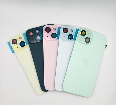 Back Glass Cover Replacement With NFC  for iPhone 15 - 15 Plus Big Hole