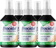 Virusol Biocidal Hypochlorous Acid Skin & Surface Sanitising Spray 100ml 12 PACK