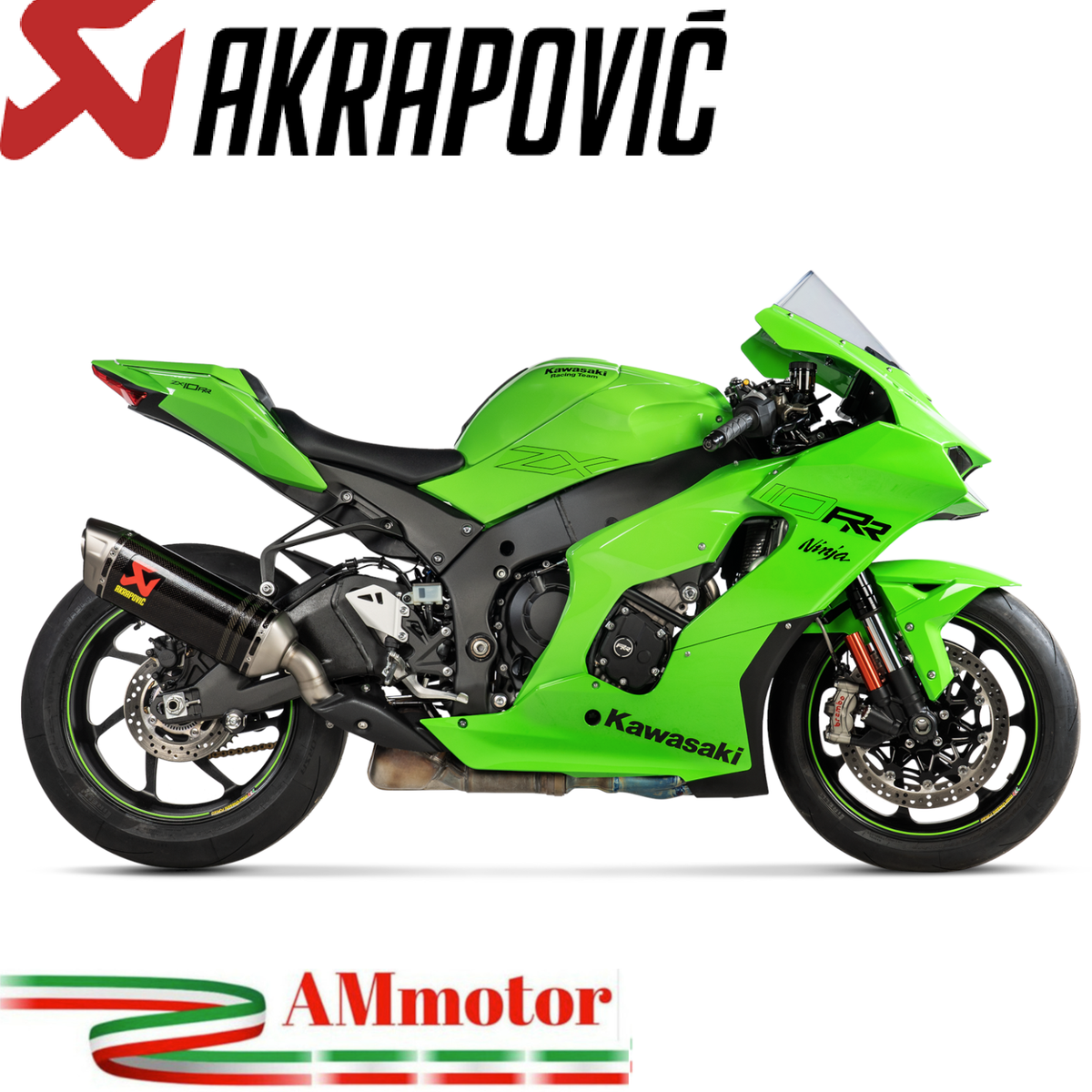 May Akrapovic Kawasaki ZX-10R 2024 Exhaust Motorcycle Carbon Muffler