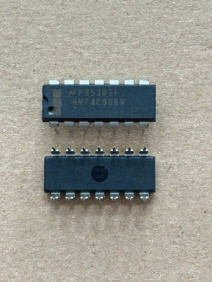 10 Stück MM74C906N  - Integrierte Schaltung - NSC - DIP14 - Vintage
