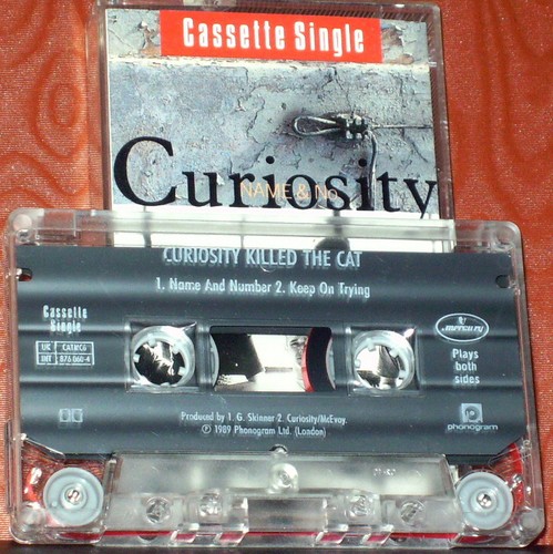 Curiosity Killed The Cat Name & No. CASSETTE SINGLE Synth-pop, Funk CATMC 6 1989 - Picture 2 of 5