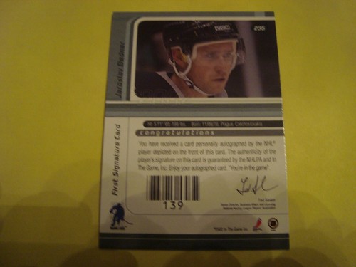 2001 02 BE A PLAYER SIGNATURE SERIES #230 Mark Bell Autograph Chicago - Picture 12 of 12