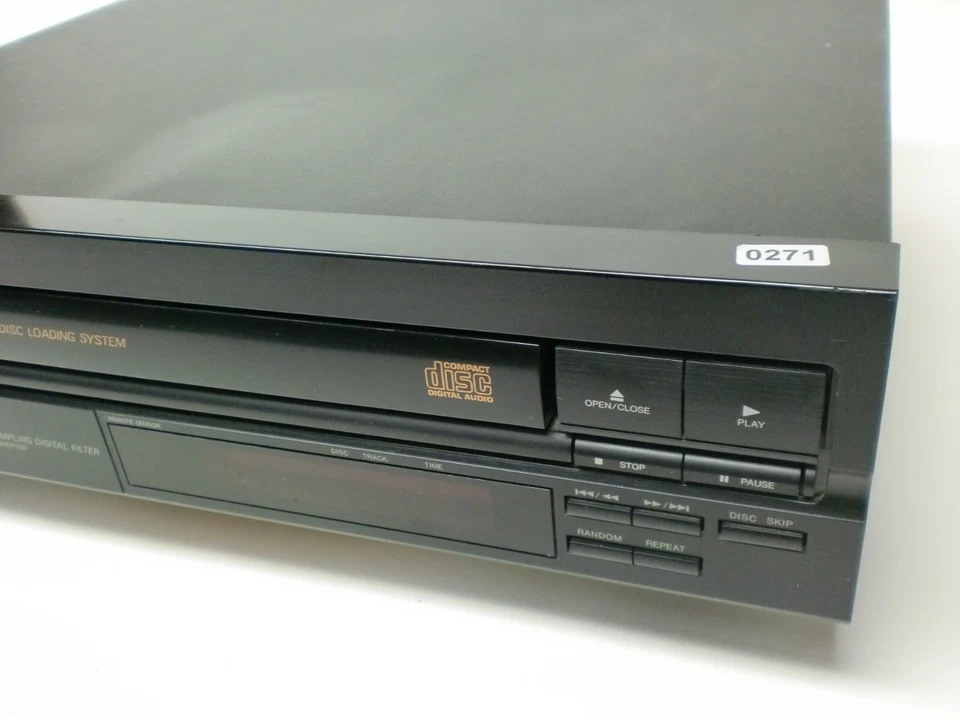 VINTAGE 1994 DENON DCM-340 COMPACT DISC PLAYER 5-DISC CHANGER - NO REMOTE 0271 - Image 4 of 4