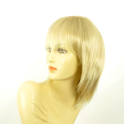 Perruque Mi-longue Blonde Dorée Méchée FANIE 24BT613 - Synthétique Neuve Avec étiquettes