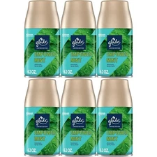 Glade Automatic Spray Refill Empower Mint Air Freshener  Home and Bathroom 6PK
