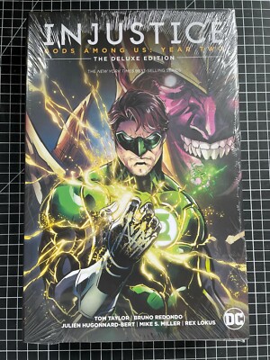 DC INJUSTICE GODS AMONG US YEAR 2 DELUXE EDITION NEW SEALED HARDCOVER