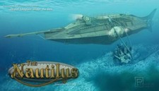 20,000 Leagues Nautilus 1/144 Injected Plastic MINT SEALED18JPH01