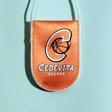 KK Cedevita Zagreb Match Worn Proporpel, 8 x 11 cm, Koszykówka Eurocup A1 Liga Nowy
