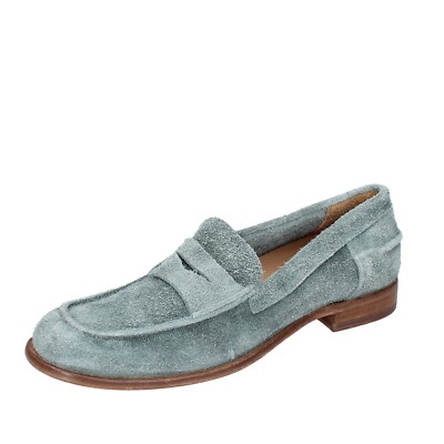 Women's shoes MOMA 7 (EU 37) loafers green suede EX508-37