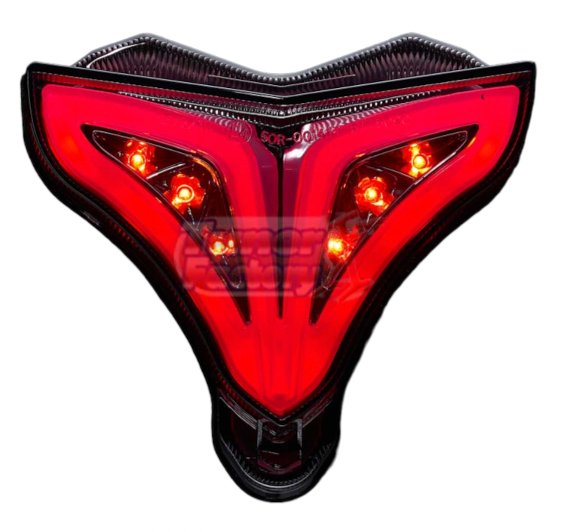 Power Grid LED Taillight Smoke For Yamaha YZF-R1 09-2011 2012 2013