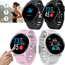 Women Men Touch Screen Smart Watch Fitness Tracker Phone Mate Sleep Monitor