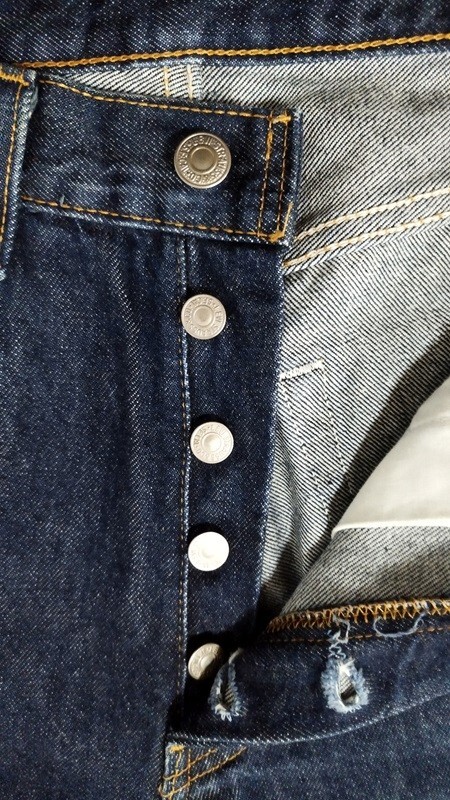 希少　米国製 新品 LEVI'S MADE IN THE USA 501 W29 90s Levi's501. Made in USA. W29 L27. 1996 made. Button Fly