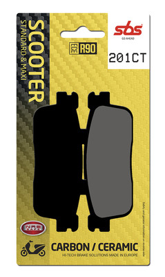SBS 201CT BRAKE PADS CARBON CERAMIC HI-TECH TGB X-MOTION 125 EFI 2012
