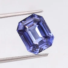 5.45 Ct - AAA Natural Kashmir Pastel Blue Sapphire Loose Radiant Cut Gemstone
