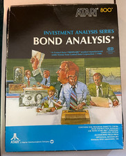 Atari 400/800 Bond Analysis Computer Program In Box