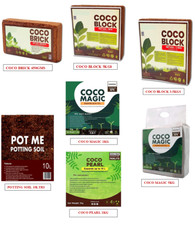 COCO BLOCK ORGANIC COCONUT FIBRE  100% NATURAL PLANTING COCO SOIL