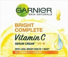Garnier Skin Naturals Bright Complete VITAMIN C Serum Cream UV 45g - Free Ship
